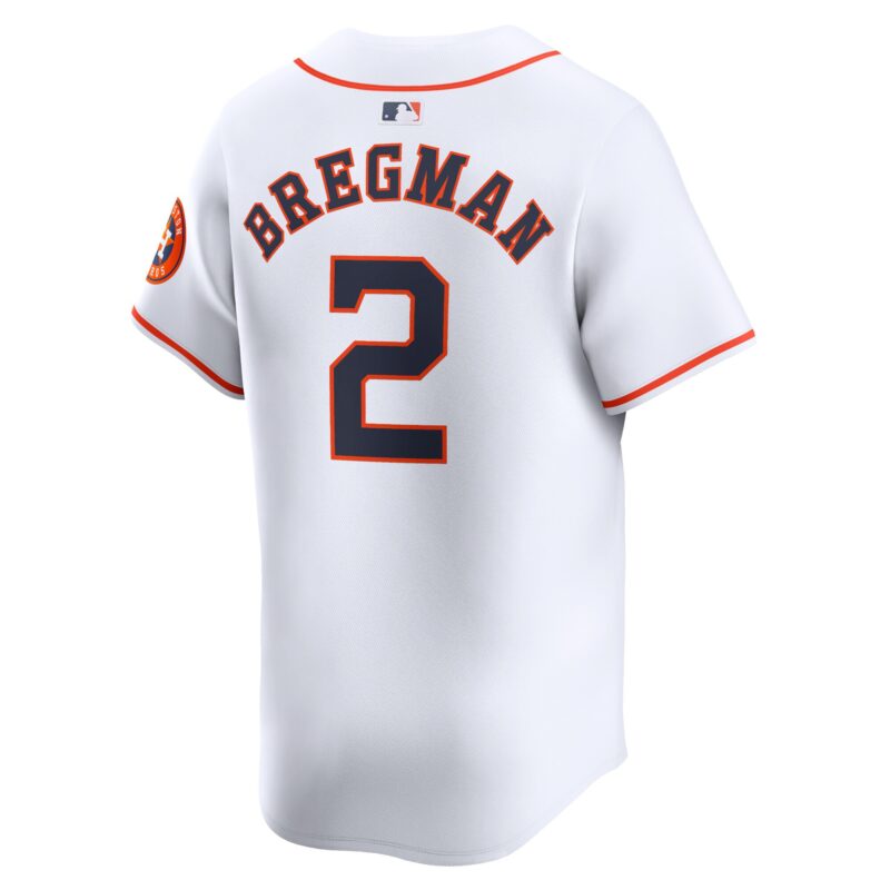 Alex Bregman Houston Astros Home Limited Player Jersey - White - Image 3