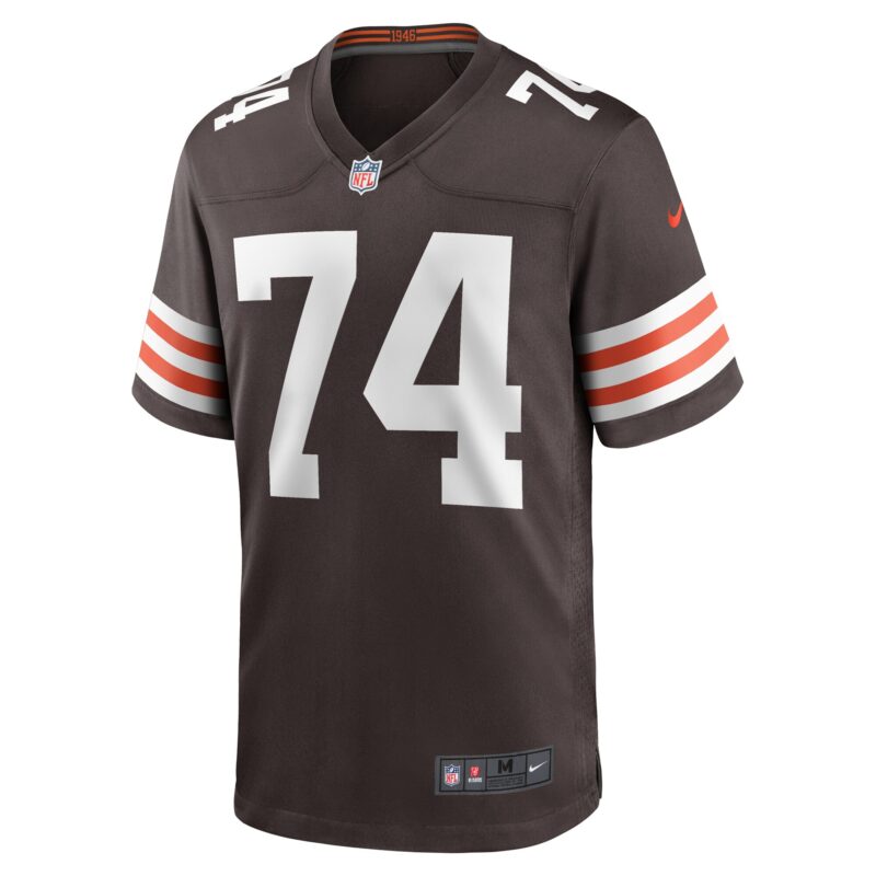 Alex Leatherwood Cleveland Browns Team Game Jersey - Brown - Image 2