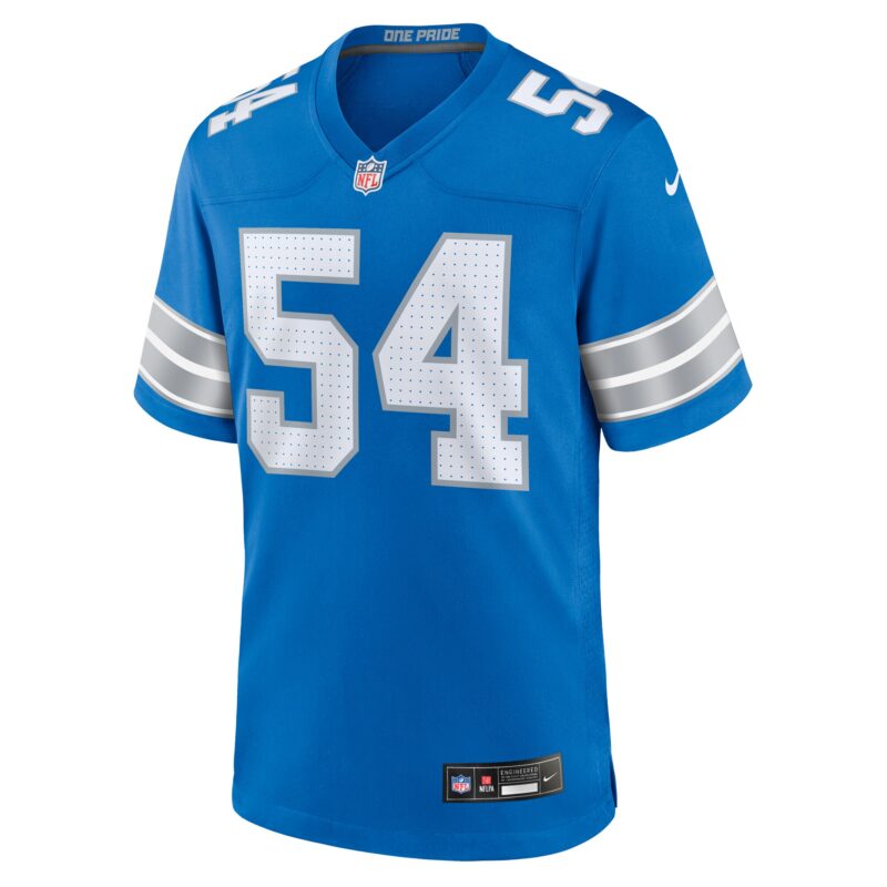 Alim McNeill Detroit Lions Team Game Jersey - Blue - Image 2