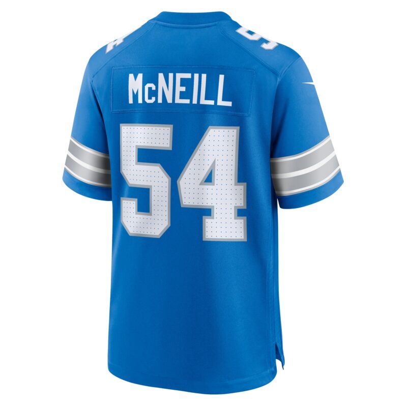 Alim McNeill Detroit Lions Team Game Jersey - Blue - Image 3
