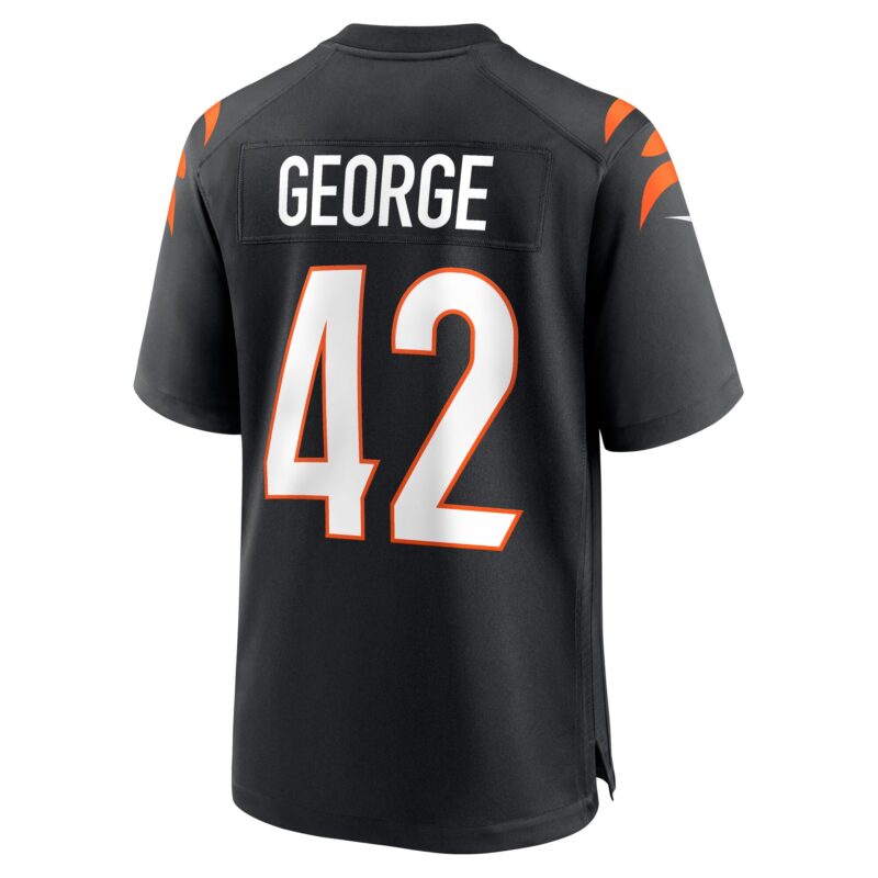 Allan George Cincinnati Bengals Game Player Jersey - Black - Image 3
