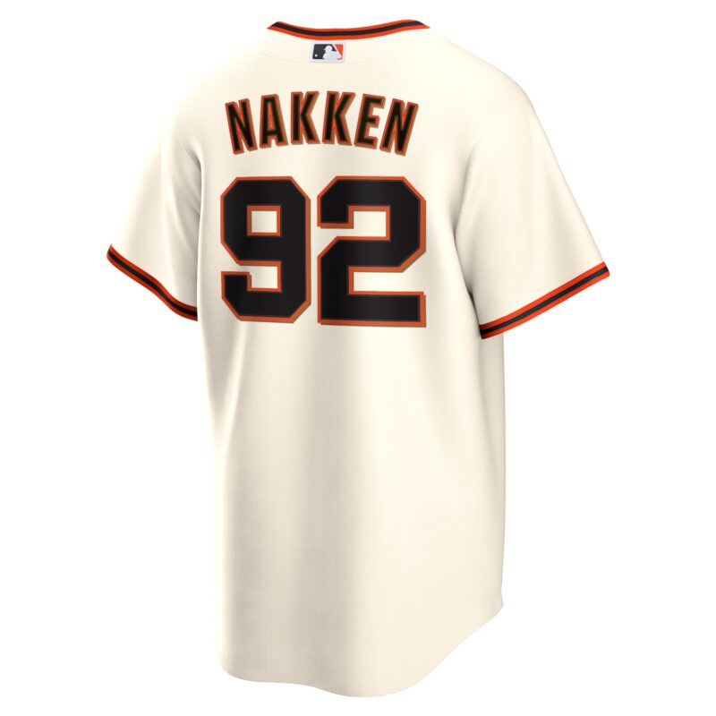 Alyssa Nakken San Francisco Giants Home Player Jersey - Cream - Image 3