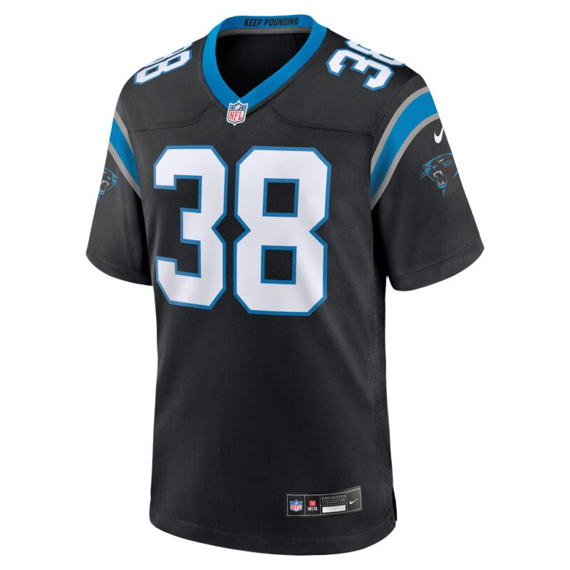 Amaré Barno Carolina Panthers Game Jersey - Black - Image 2