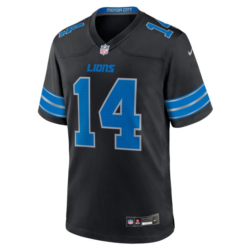 Amon-Ra St. Brown Detroit Lions 2nd Alternate Game Jersey - Black - Image 2