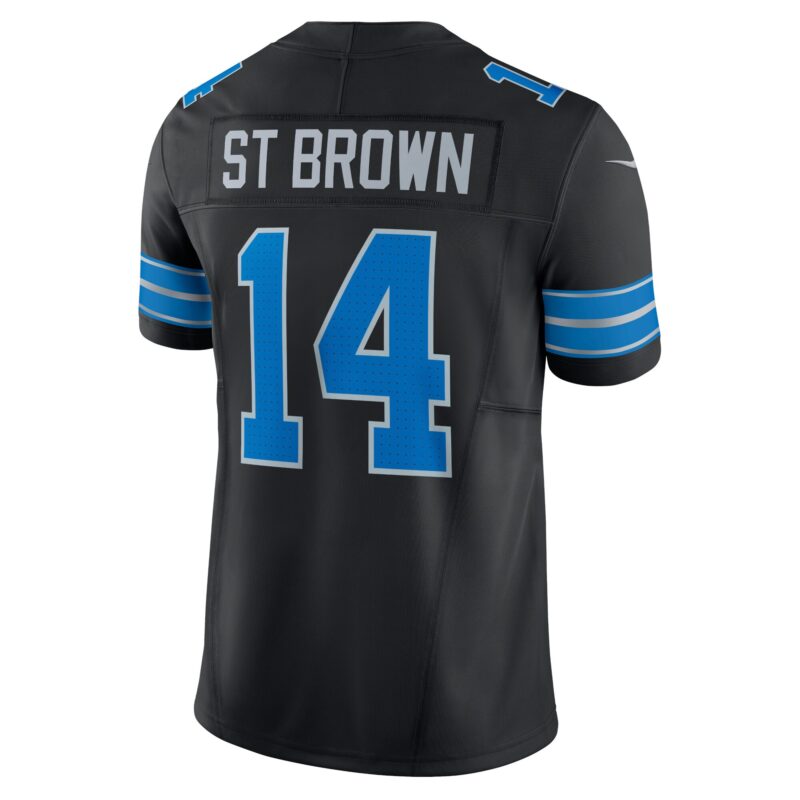 Amon-Ra St. Brown Detroit Lions 2nd Alternate Vapor F.U.S.E. Limited Jersey - Black - Image 3