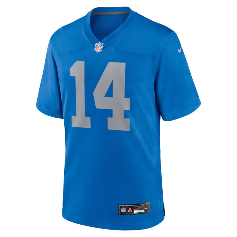 Amon-Ra St. Brown Detroit Lions Alternate Game Jersey - Blue - Image 2