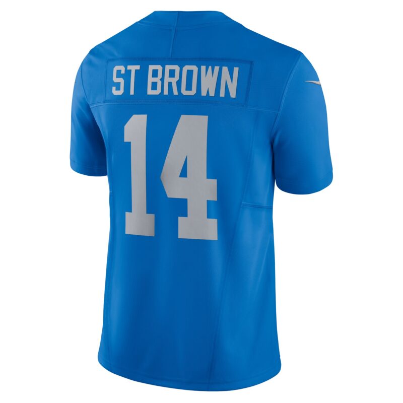 Amon-Ra St. Brown Detroit Lions Vapor F.U.S.E. Alternate Limited Jersey - Blue - Image 3