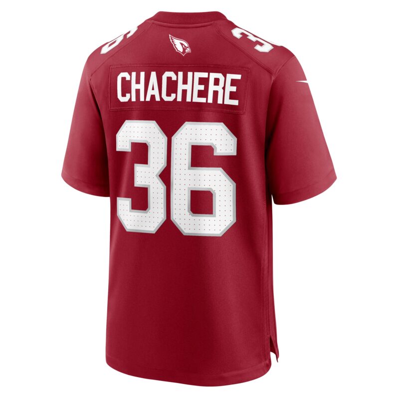 Andre Chachere Arizona Cardinals Team Game Jersey - Cardinal - Image 3