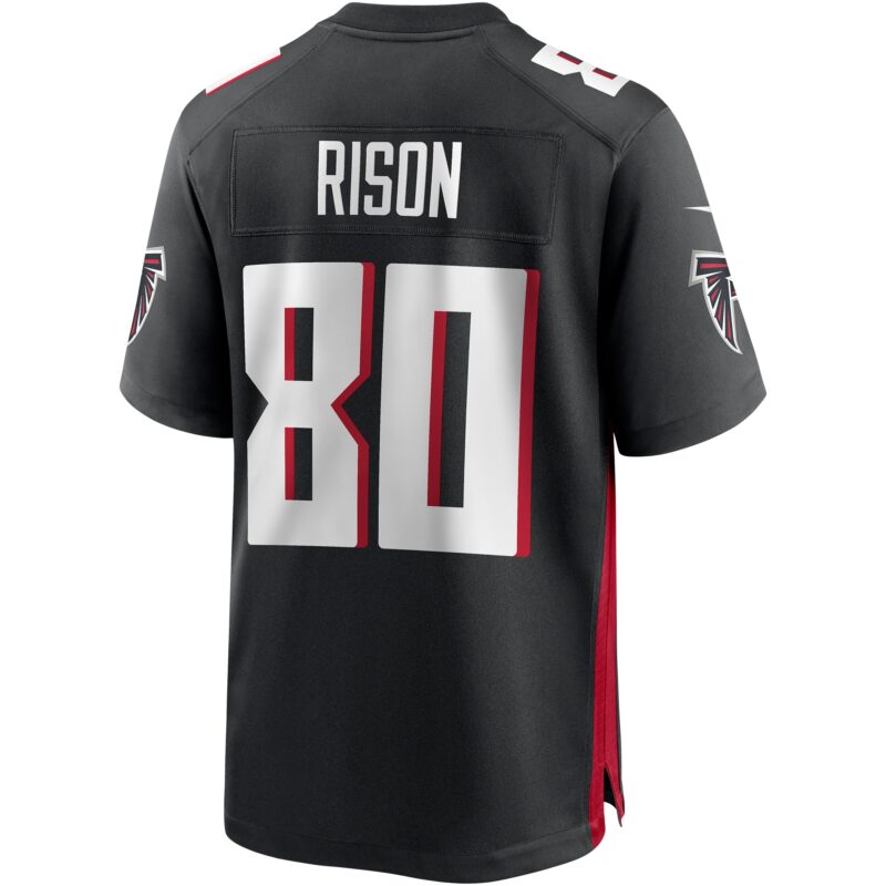 Andre Rison Atlanta Falcons Game Retired Player Jersey - Black - Image 3
