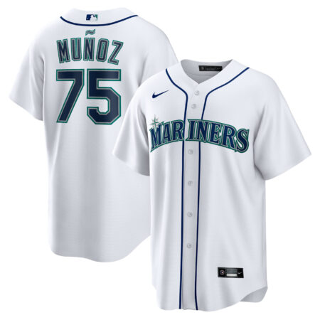 Andrés Muñoz Seattle Mariners Home Player Jersey - White