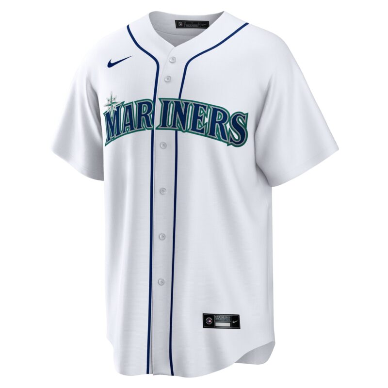 Andrés Muñoz Seattle Mariners Home Player Jersey - White - Image 2