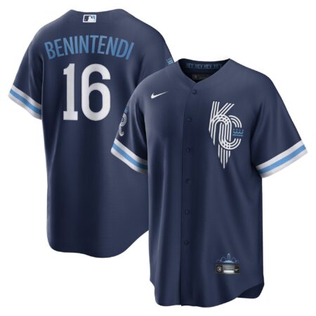 Andrew Benintendi Kansas City Royals City Connect Player Jersey - Navy