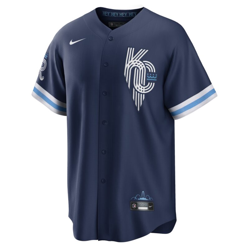 Andrew Benintendi Kansas City Royals City Connect Player Jersey - Navy - Image 2