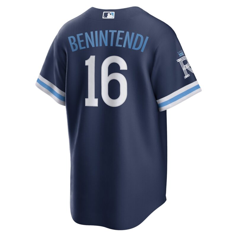Andrew Benintendi Kansas City Royals City Connect Player Jersey - Navy - Image 3