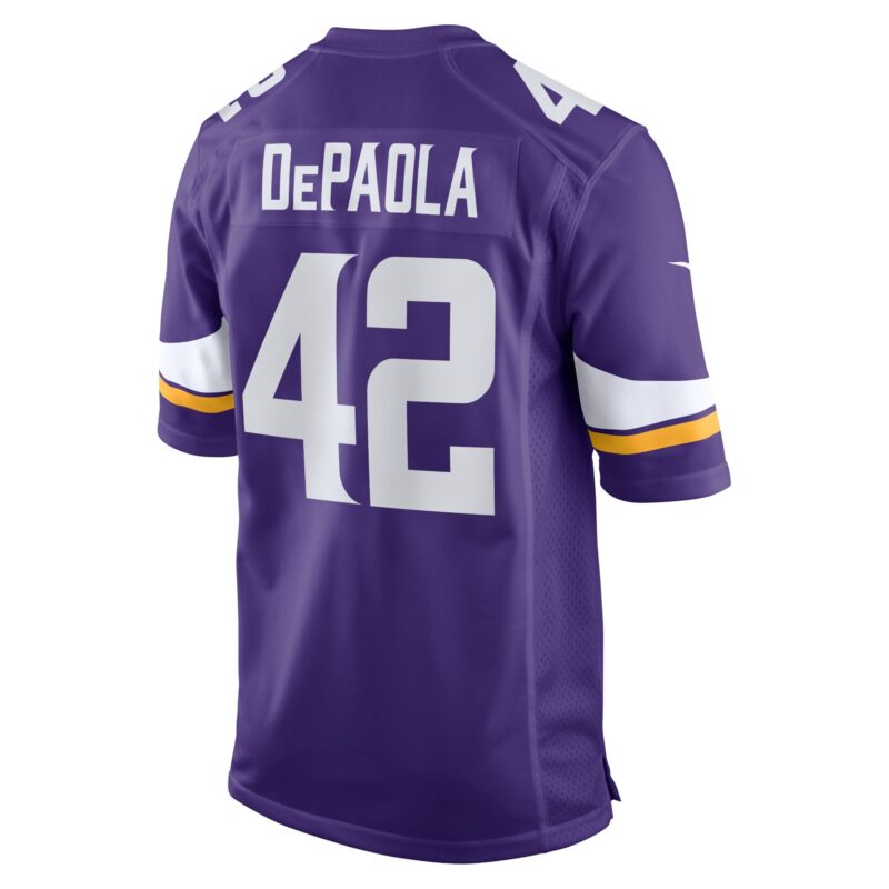 Andrew DePaola Minnesota Vikings Game Jersey - Purple - Image 3