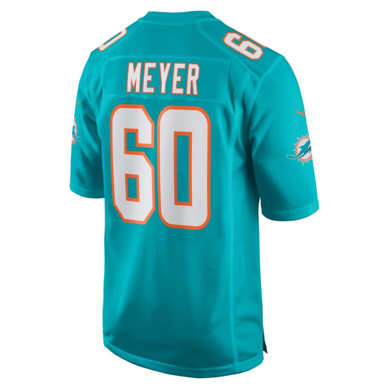 Andrew Meyer Miami Dolphins Game Jersey - Aqua - Image 3