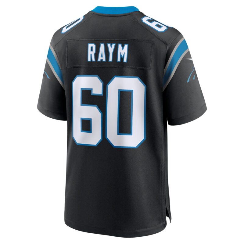 Andrew Raym Carolina Panthers Game Jersey - Black - Image 3