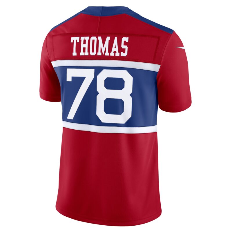Andrew Thomas New York Giants Alternate Vapor F.U.S.E. Limited Jersey - Century Red - Image 3