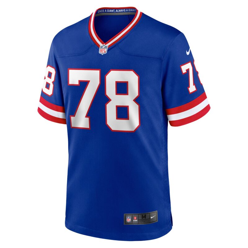 Andrew Thomas New York Giants Classic Player Game Jersey - Royal - Image 2