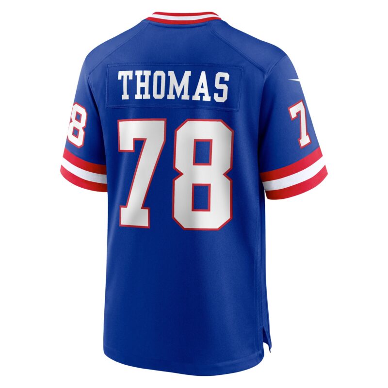 Andrew Thomas New York Giants Classic Player Game Jersey - Royal - Image 3