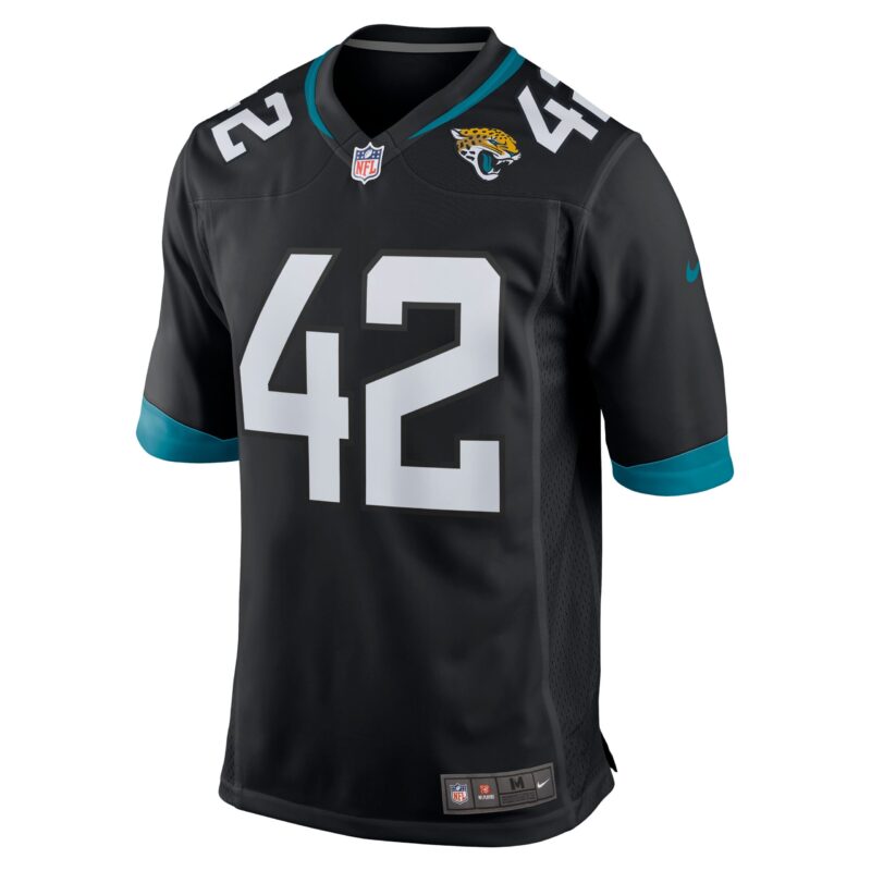 Andrew Wingard Jacksonville Jaguars Game Jersey - Black - Image 2