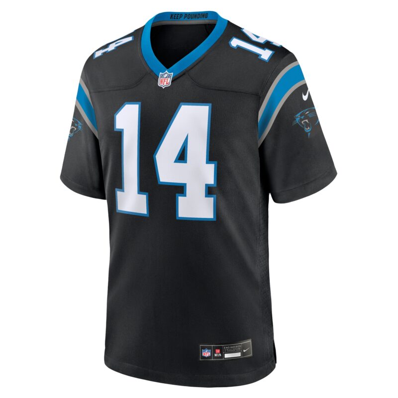 Andy Dalton Carolina Panthers Team Game Jersey - Black - Image 2