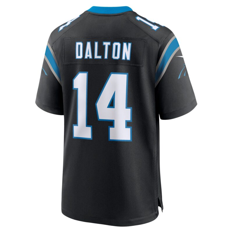 Andy Dalton Carolina Panthers Team Game Jersey - Black - Image 3