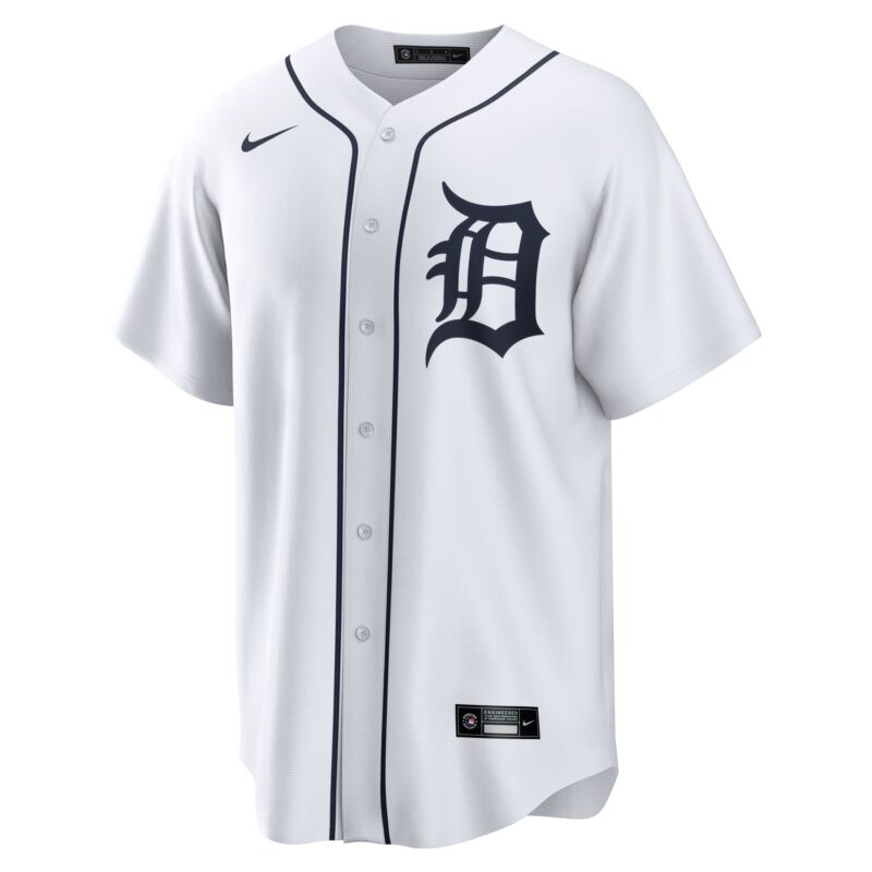 Andy Ibanez Detroit Tigers Home Jersey - White - Image 2