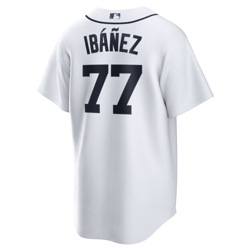 Andy Ibanez Detroit Tigers Home Jersey - White - Image 3