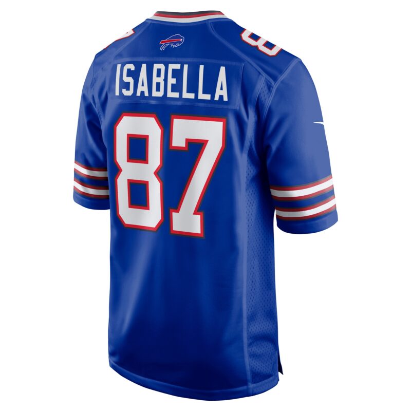 Andy Isabella Buffalo Bills Team Game Jersey - Royal - Image 3