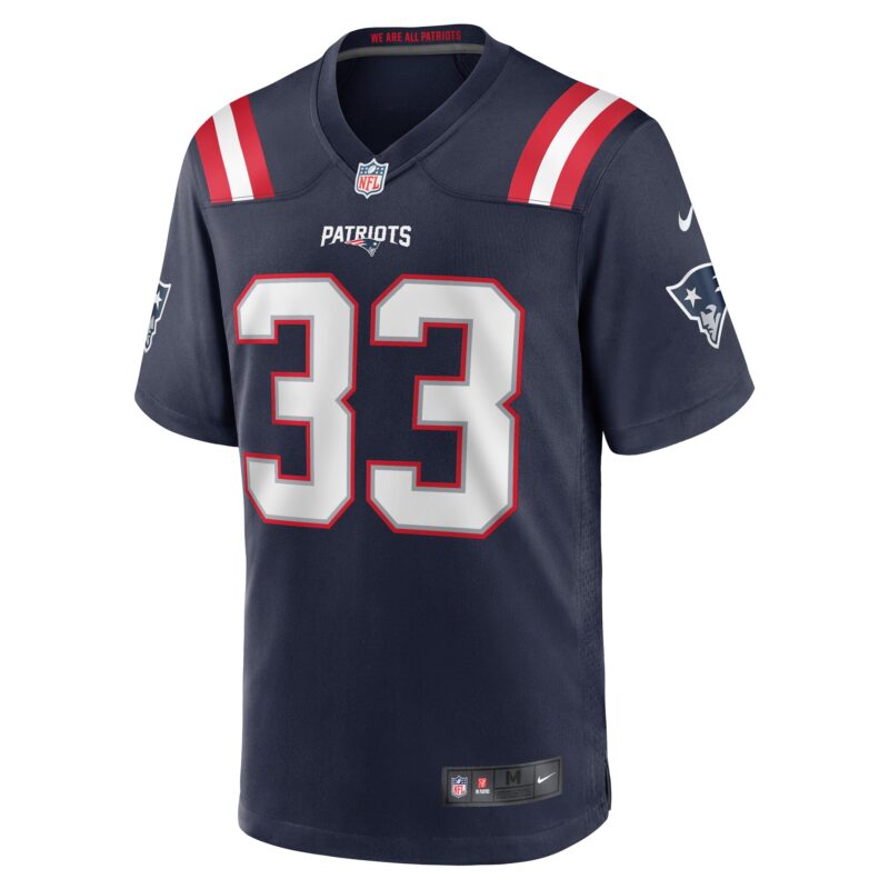 Anfernee Jennings New England Patriots Team Game Jersey - Navy - Image 2