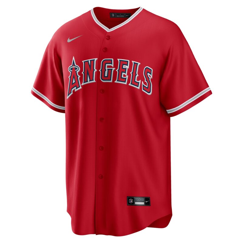 Anthony Rendon Los Angeles Angels Alternate Player Name Jersey - Red - Image 2