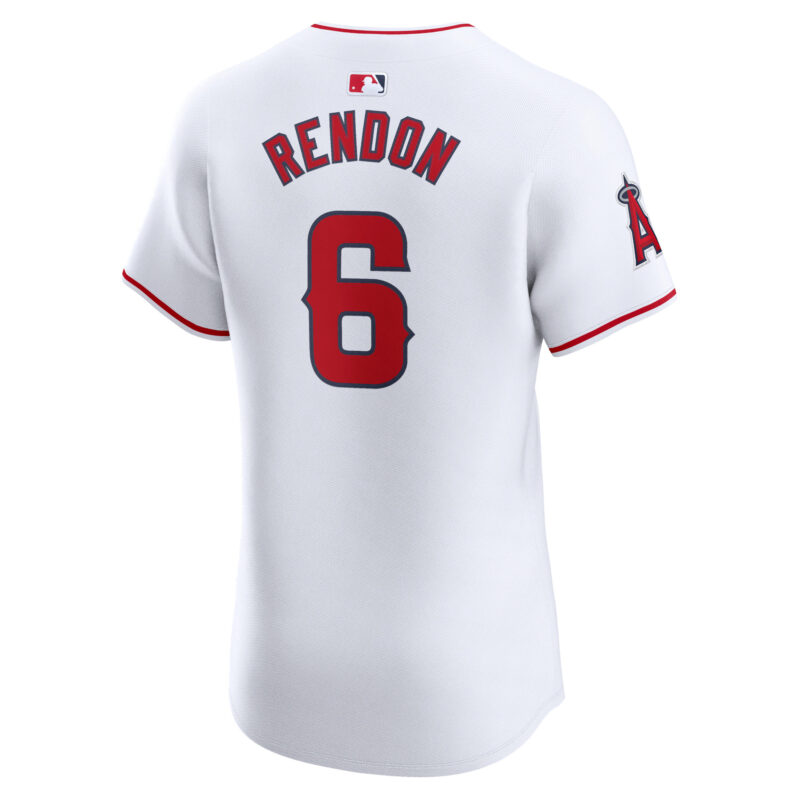 Anthony Rendon Los Angeles Angels Home Elite Player Jersey - White - Image 3