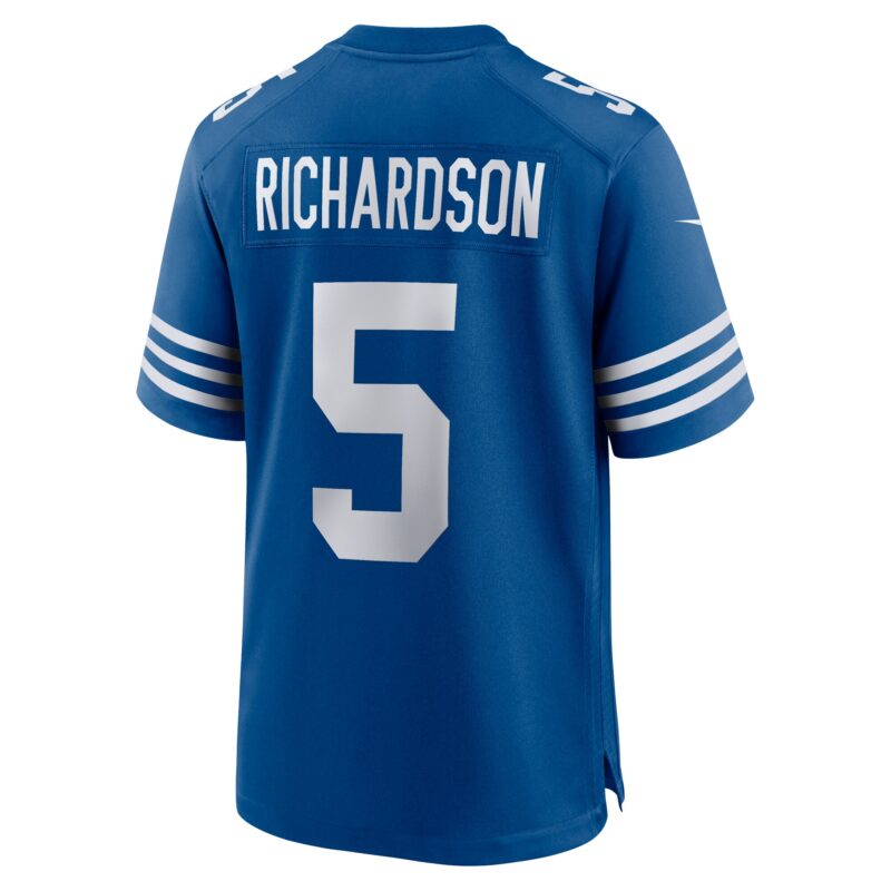 Anthony Richardson Indianapolis Colts Alternate Game Jersey - Royal - Image 3
