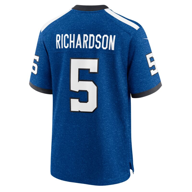 Anthony Richardson Indianapolis Colts Indiana Nights Alternate Game Jersey - Royal - Image 3