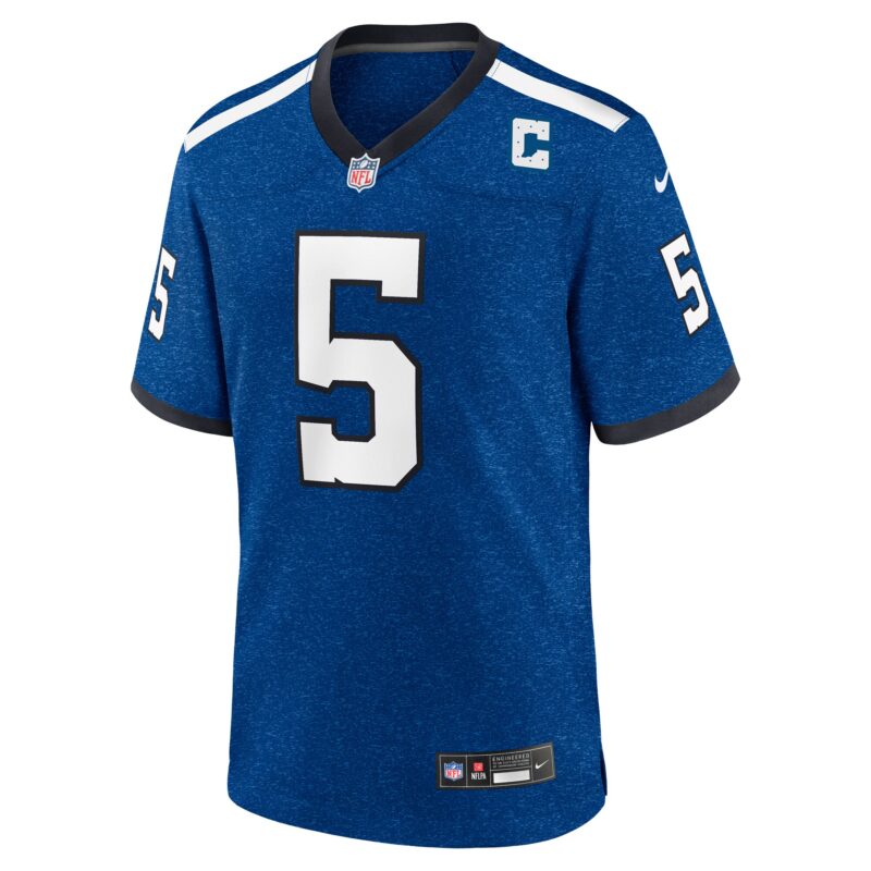 Anthony Richardson Sr. Indianapolis Colts Alternate Indiana Nights Game Jersey - Royal - Image 2