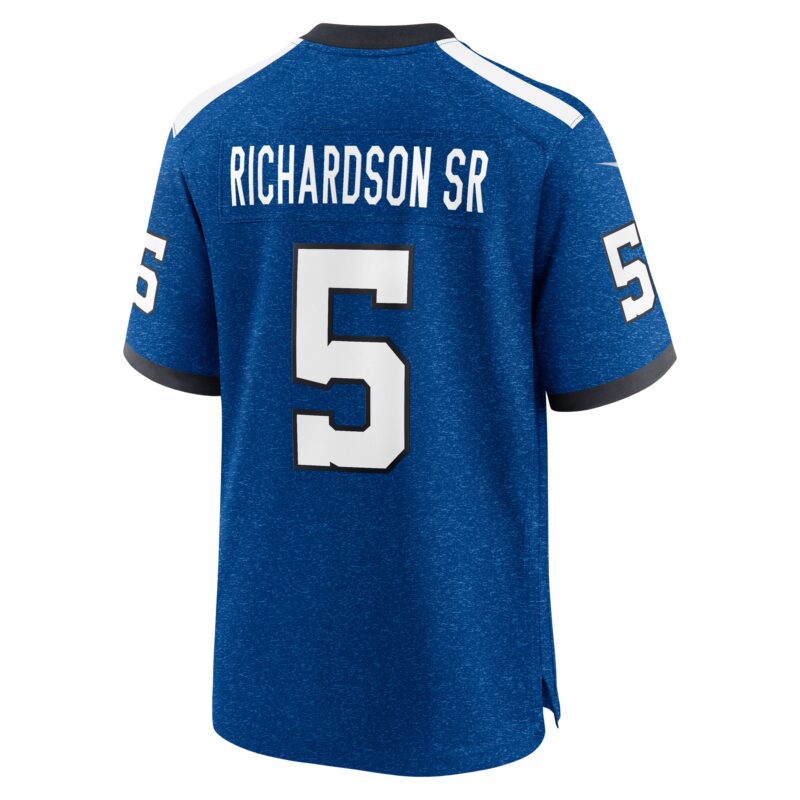 Anthony Richardson Sr. Indianapolis Colts Alternate Indiana Nights Game Jersey - Royal - Image 3