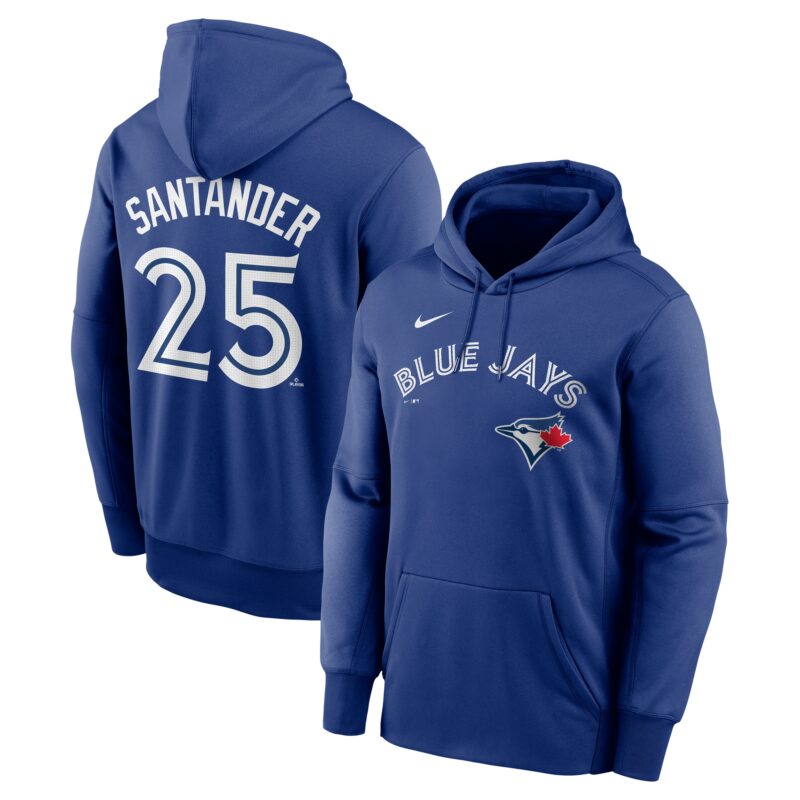 Anthony Santander Toronto Blue Jays Name & Number Performance Pullover Hoodie - Royal