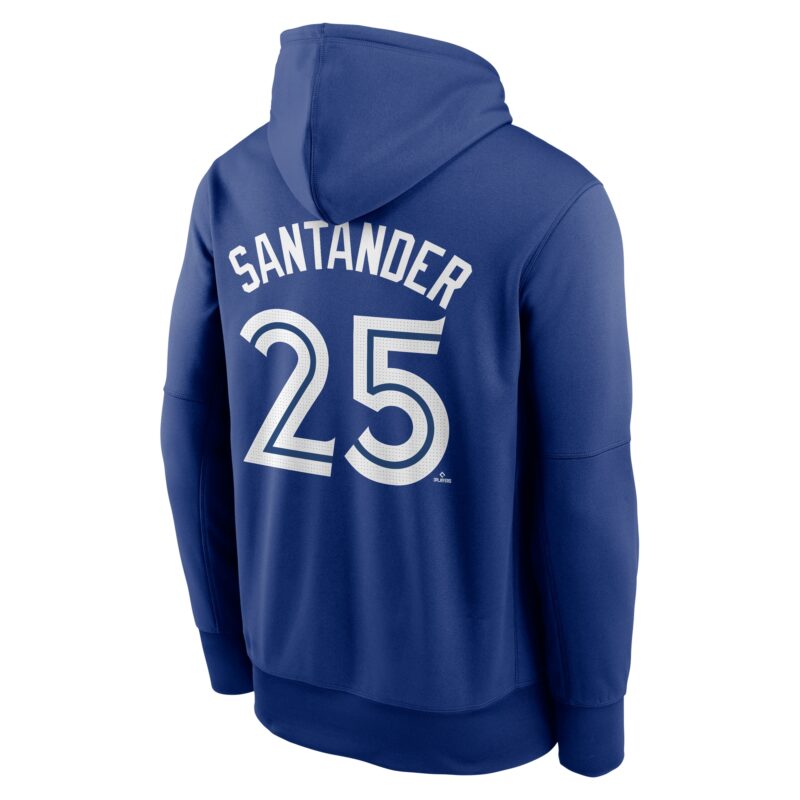 Anthony Santander Toronto Blue Jays Name & Number Performance Pullover Hoodie - Royal - Image 3