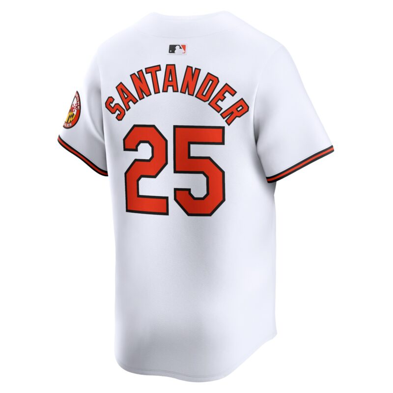 Anthony Santander Baltimore Orioles Home Limited Player Jersey - White - Image 3