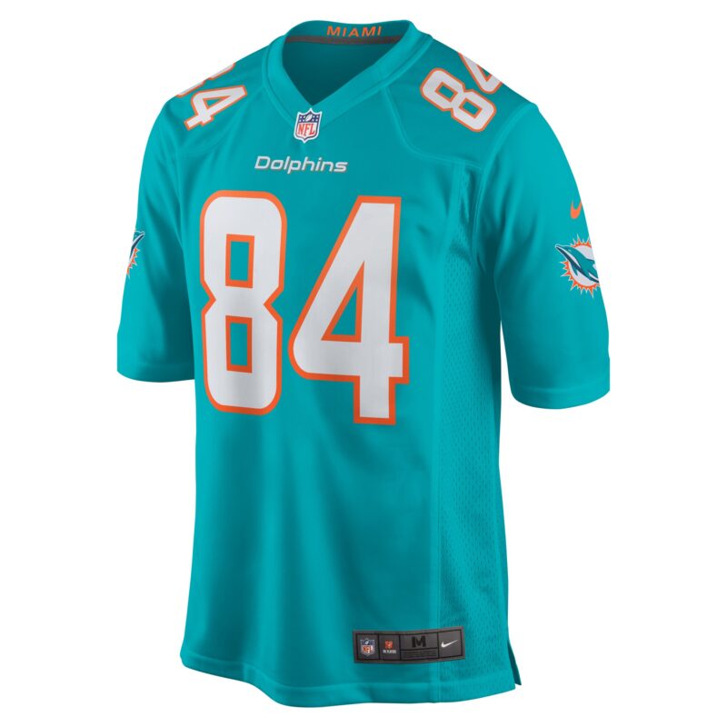 Anthony Schwartz Miami Dolphins Team Game Jersey - Aqua - Image 2