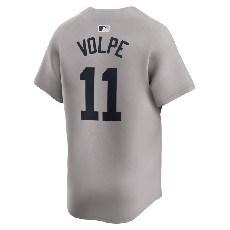 Anthony Volpe New York Yankees Away Limited Player Jersey - Gray - Image 3