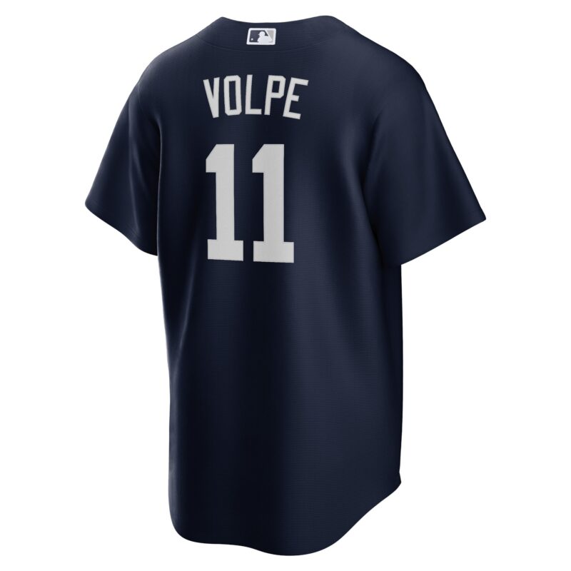 Anthony Volpe New York Yankees Big & Tall Alternate Player Jersey - Navy - Image 3