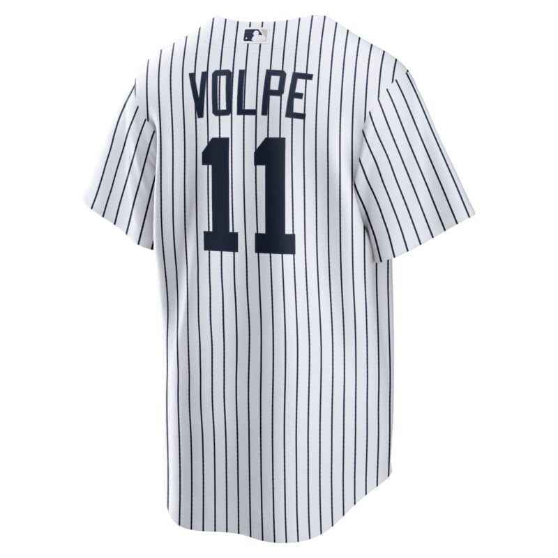 Anthony Volpe New York Yankees Home Player Jersey - White - Image 3