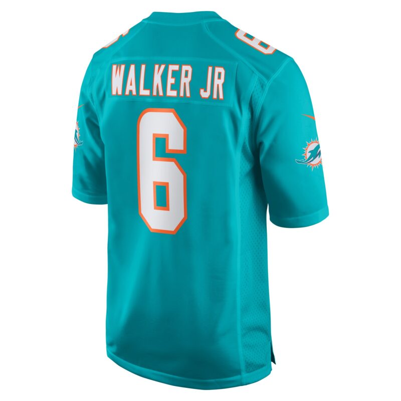 Anthony Walker Jr. Miami Dolphins Game Jersey - Aqua - Image 3