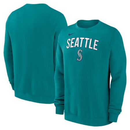 Seattle Mariners Pullover Sweatshirt - Aqua