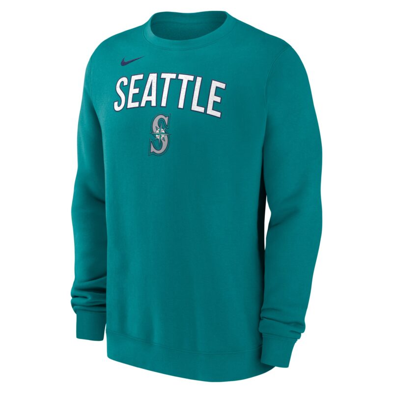 Seattle Mariners Pullover Sweatshirt - Aqua - Image 2