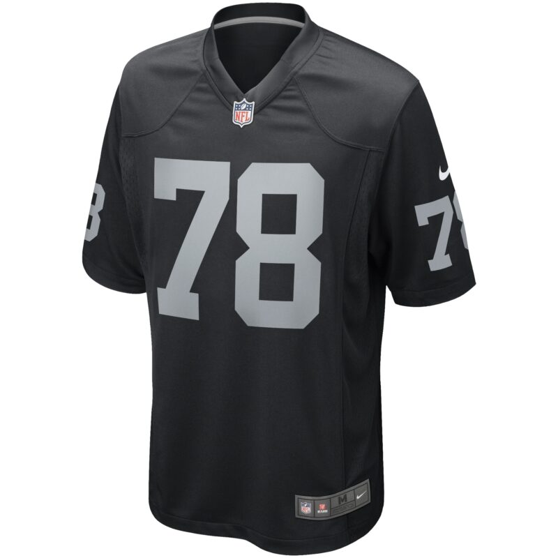 Art Shell Las Vegas Raiders Game Retired Player Jersey - Black - Image 2