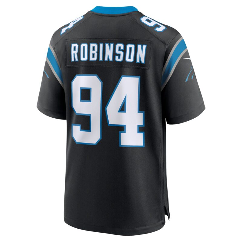 A'Shawn Robinson Carolina Panthers Game Jersey - Black - Image 3
