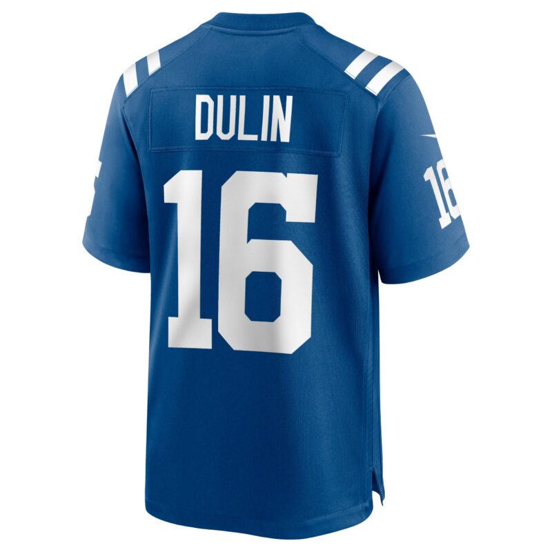 Ashton Dulin Indianapolis Colts Game Jersey - Royal - Image 3